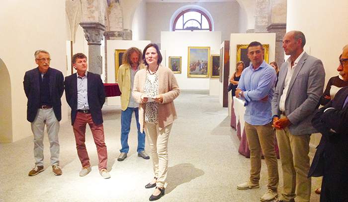 Importanti autorità vallesane all'inaugurazione della mostra Human a Palazzo San Francesco. Video e foto