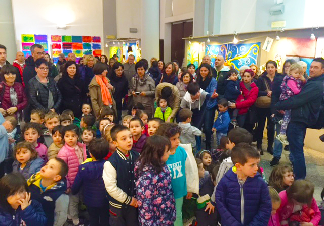 Inaugurata la mostra coi disegni dei bambini dell'asilo Terezin “Paesaggi immaginari”. Fotogallery