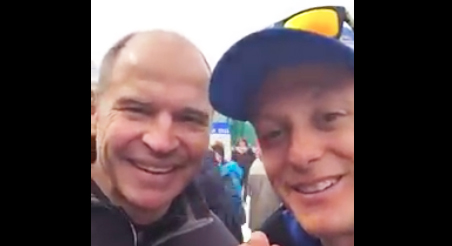 Max Blardone vince la Südtirol Gardenissima e scherza con Marc Girardelli. Guarda il video