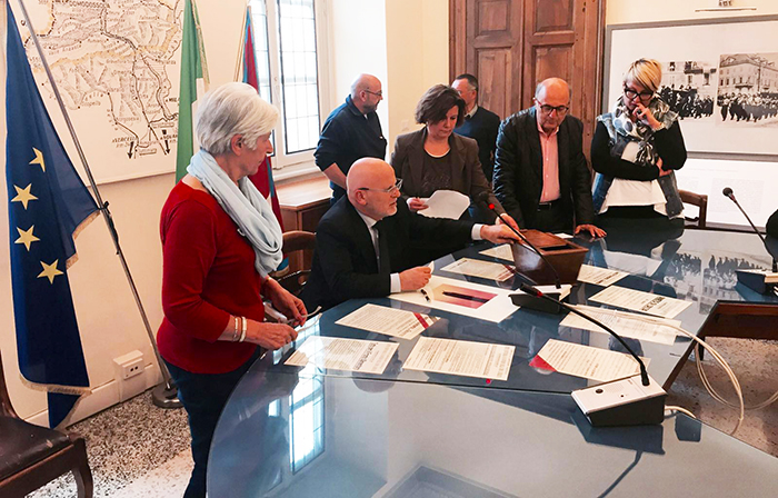 Estratti i posti sulla scheda elettorale, a Domo primo Cattrini, poi Corsini, Gallo e Pizzi. Video e foto