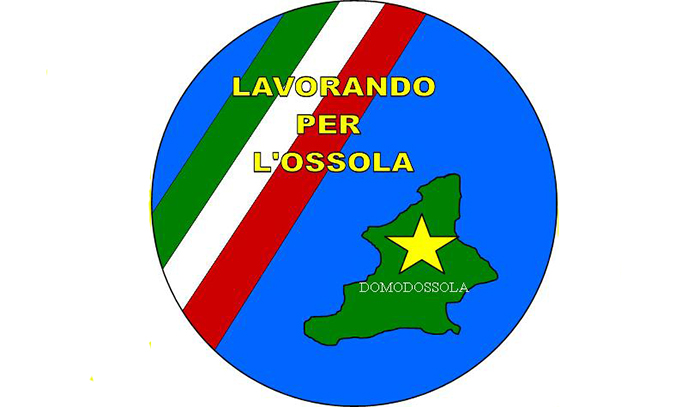 Ecco il simbolo di “Lavorando per l’Ossola”, lista per Marco Viggiani candidato sindaco di Domo
