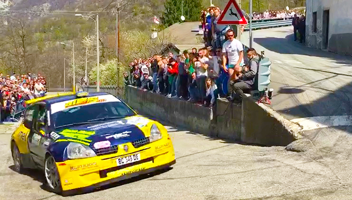 Rally: Giudici vince la seconda Montecrestese a pari tempo con Colombini. Video delle due inversioni