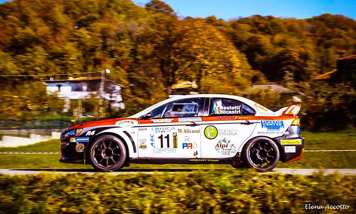Al Rally Due Laghi anche Daniele Bestetti e Mattia Nicastri con una Mitsubishi N4