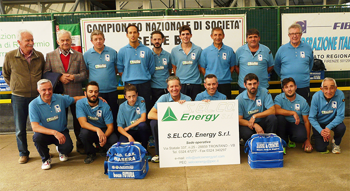 Bocce, campionato di serie B, importante vittoria del Masera contro la Capannina