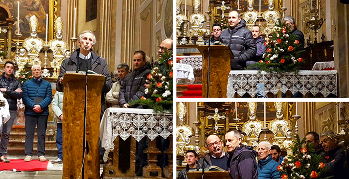 Premiati in chiesa a Bognanco a Natale gli emeriti del Soccorso alpino