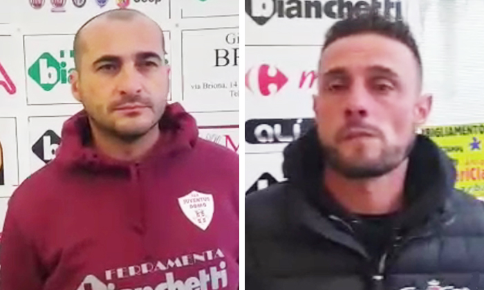    Juve Domo- Biellese, i commenti dei mister. Roano: “Episodi”, Brando: “Determinati”. Videointerviste