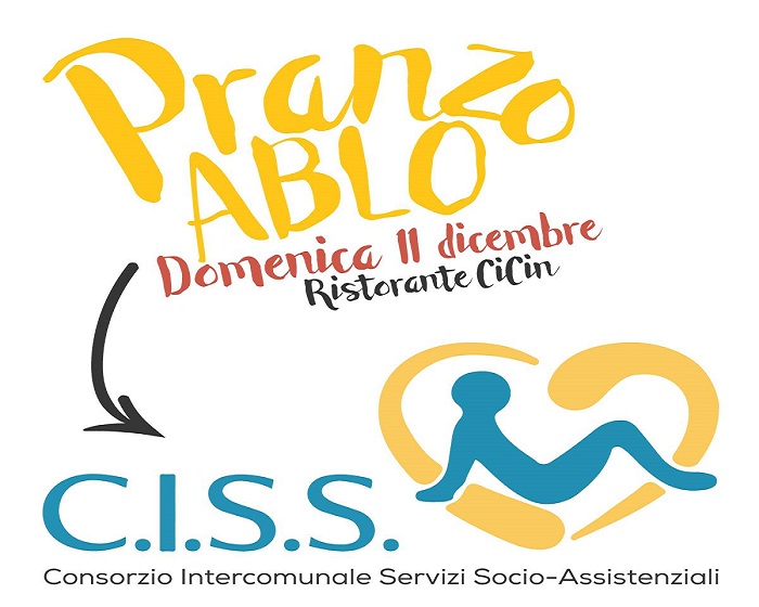 Domenica 11 dicembre pranzo con Ablo: stare insieme per costruire insieme aiutando il Ciss
