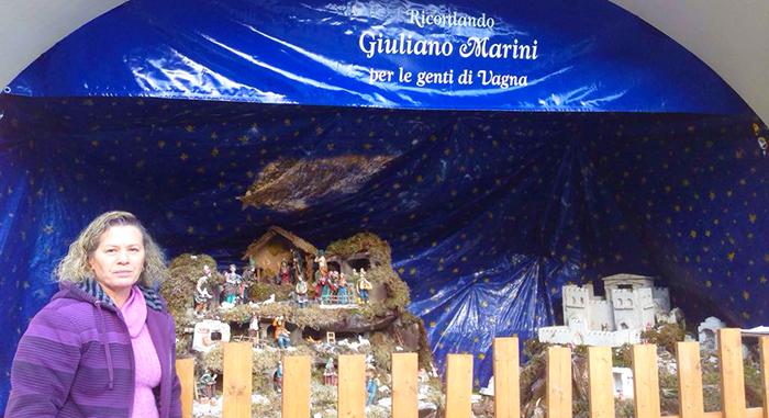 A Vagna il presepe dedicato a Giuliano Marini