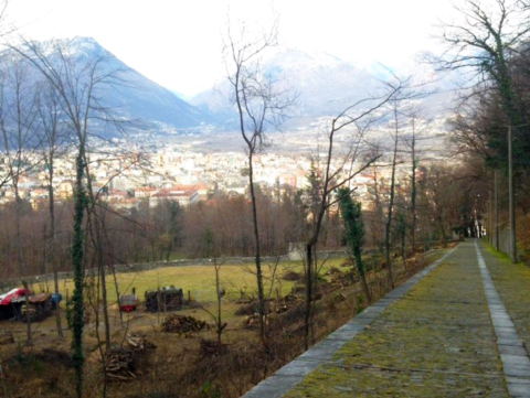 Via Crucis del Calvario domese: tagliati i vecchi castagni