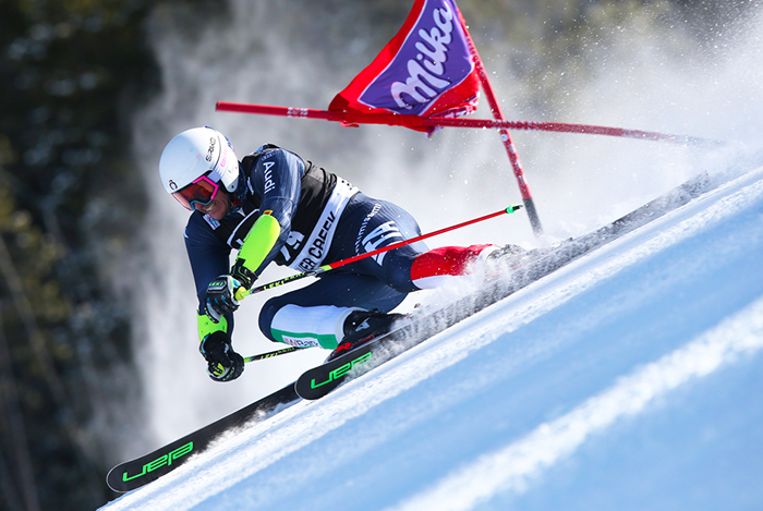 Max Blardone nel secondo slalom di Hinterstoder chiude al 22° posto