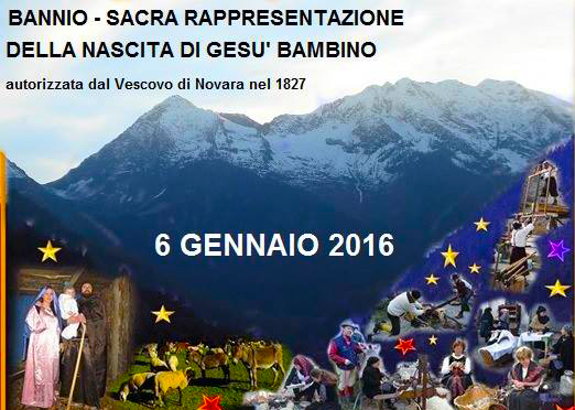 A Bannio la tradizionale “Festa dul Bambin” dell'Epifania