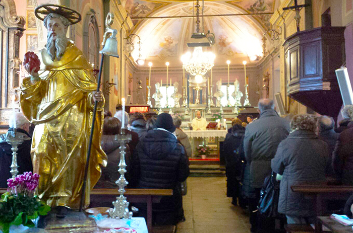 Cinque quintali di pane benedetto a Cardezza per Sant' Antonio Abate