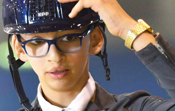 Il giovane cavaliere Ossolano Edoardo Piovani al GP Fixdesign International Show Jumping