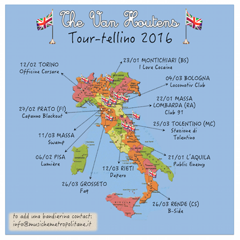 Da X-Factor al tour-tellino: The Van Houtens in tour