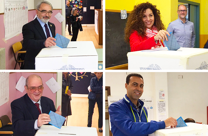 Hanno già votato tutti e quattro i candidati sindaci di Domo