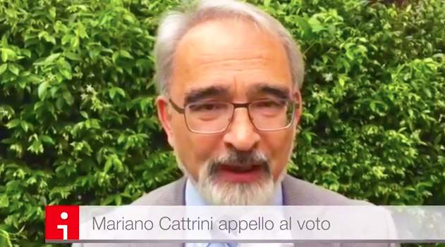 L'ultimo appello agli elettori di Mariano Cattrini: “Vogliamo fare in modo che tutti vivano meglio”. Video
