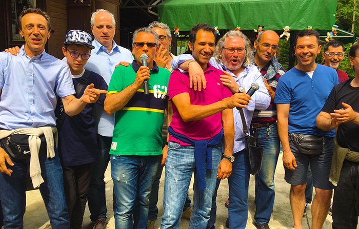 Da tutta Europa per il raduno degli ex della Casa del Fanciullo al trenino dei bimbi. Foto