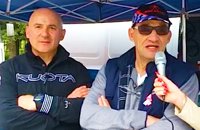 Rally: fazzoletti rosa al passaggio del numero 118 Gattoni- Eustaquio: prevenzione e ricordo di Marilena Zaninetti. Videointervista