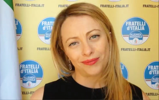 Videomessaggio di Giorgia Meloni per Lucio Pizzi sindaco: “Completiamo l'opera, restituiamo ai domesi la loro città”. Video