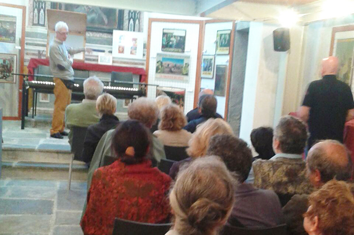 Tante locandine di film anni '50 e '60 alla mostra "I cromisti, dalla pellicola alla stampa" di Druogno. Fotogallery