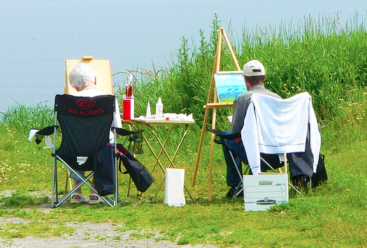 Ad Arzalo di Oira giornata artistica con raccolta firme per salvare la Lanca di Pozzomaglione