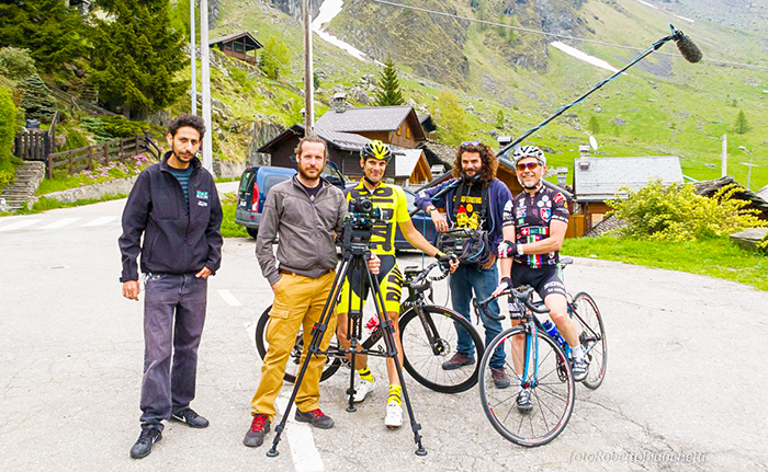 Antrona: servizio tv di Bike Channel di sky sulle salite di Cheggio e Campliccioli