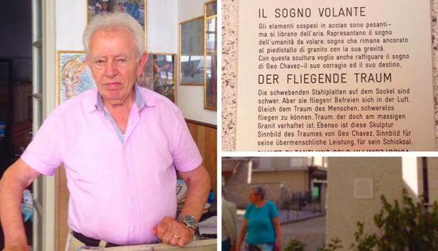 “Quanti errori in quella targa a Geo Chavez!”. Appello di Tommy Prevosti per cambiarla