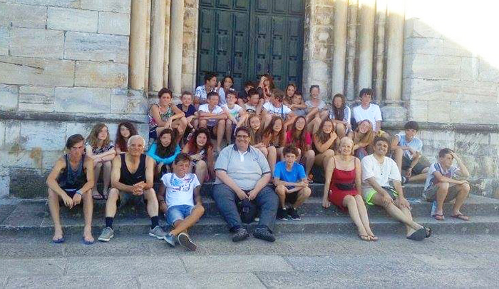 Trenta studenti domesi sul cammino di Santiago. Fotogallery