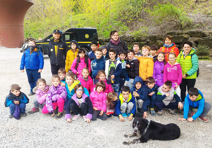Gli alunni delle scuole medie di Varzo a lezione col Sagf