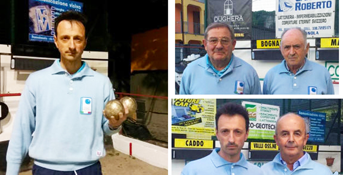 Bocce: tre vittorie consecutive del Masera nelle prime gare “estive”