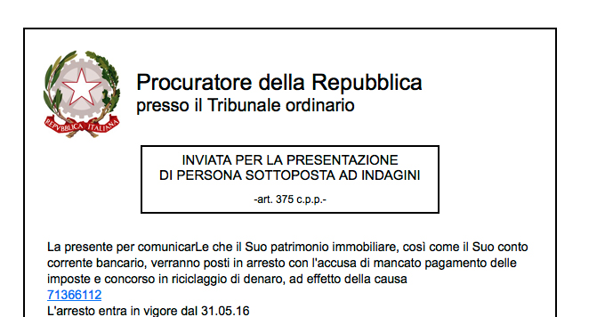 "Sei sotto inchiesta". Attenti alle mail, la Polizia domese scopre una truffa