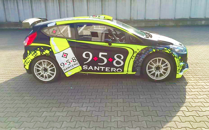 Andrea Nucita al via della Targa Florio. A supportarlo Piero Longhi