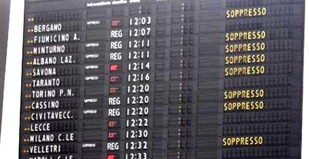 Sciopero dei treni stanotte e domani. Ecco le corse "protette"