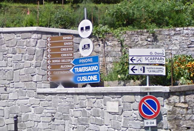 Crevola, niente divieto di transito ai mezzi pesanti in via Danda? Lettera al sindaco