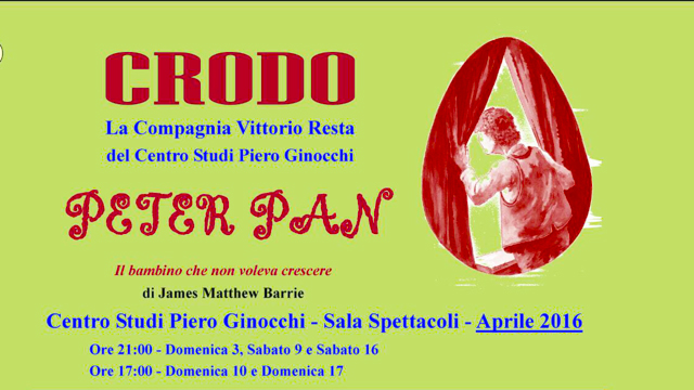 A Crodo domenica la “prima” di Peter pan