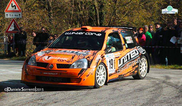 Lombardi-Grossi al via della prima prova del Campionato Italiano Rally