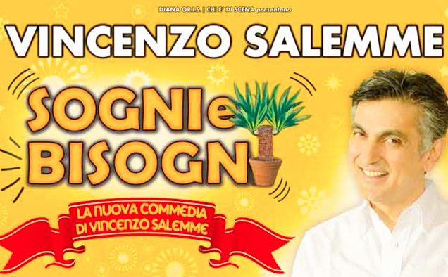 Villadossola: alla Fabbrica arriva Vincenzo Salemme con “Sogni e bisogni”
