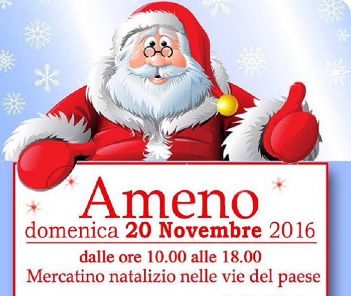 L'associazione Mamre al mercatino natalizio di Ameno