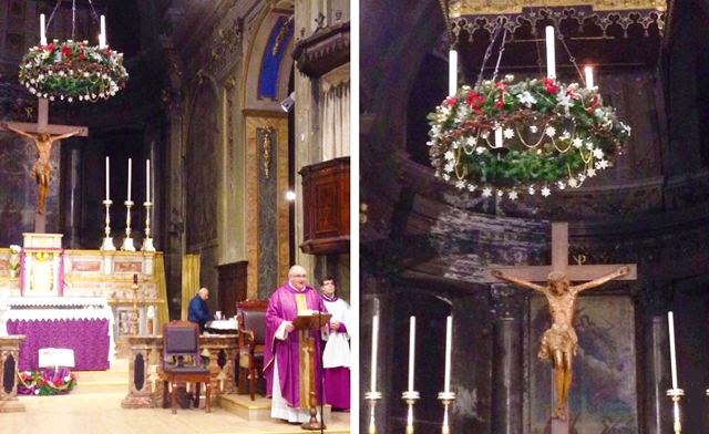Accesa in Collegiata a Domo la prima candela dell'Avvento