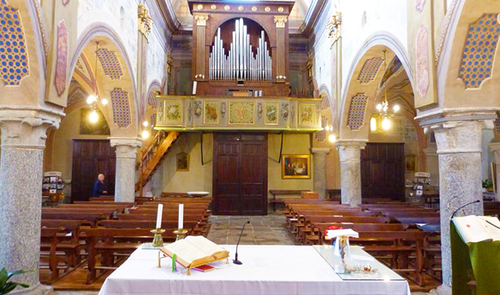 Restaurato l'organo della parrocchia di Trontano. Sabato sera il primo concerto