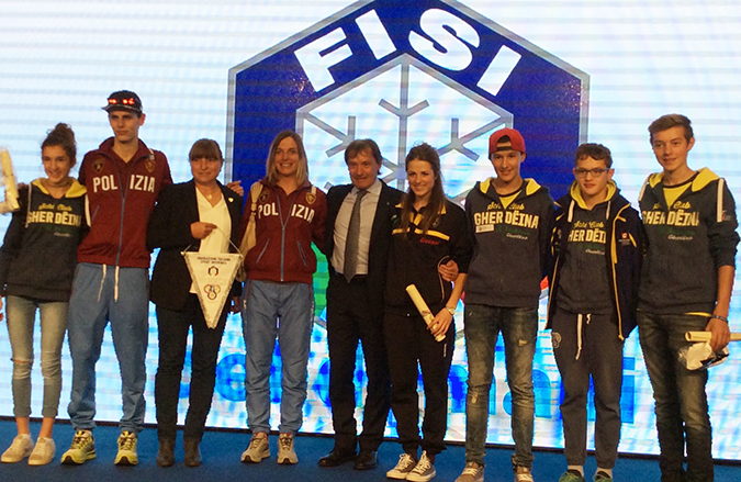 Salto con gli sci: Samuele Comazzi premiato dalla Fisi a Modena 