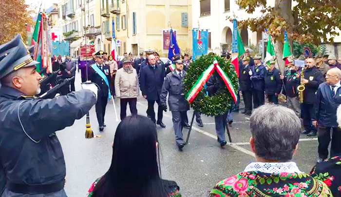    Celebrato a Domo il 98° anniversario dell'Unità Nazionale e la Giornata delle Forze armate. Video e foto