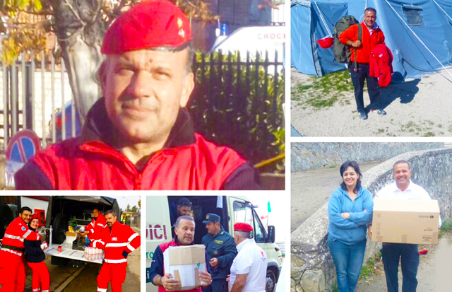 l racconto di Nunzio Scarcella, volontario ossolano ad Amatrice. Consegnati i fondi raccolti a Pieve. Fotogallery