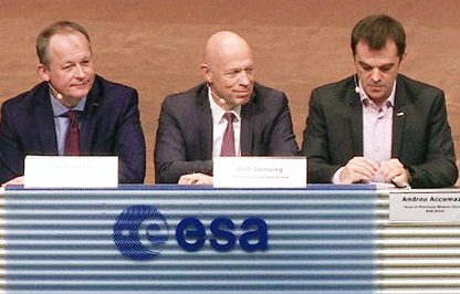 Missione Eso Mars, l'ossolano Andrea Accomazzo soddisfatto e fiducioso per la sonda Schiapparelli