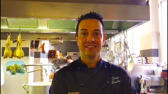 Lo chef domese Giorgio Bartolucci premiato dagli “stellati” come chef emergente del territorio. Video