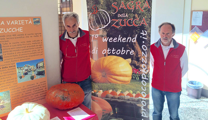 Ben 120 varietà di zucche alla Mostra ortofrutticola di Slow Food al Rosmini. Video e fotogallery