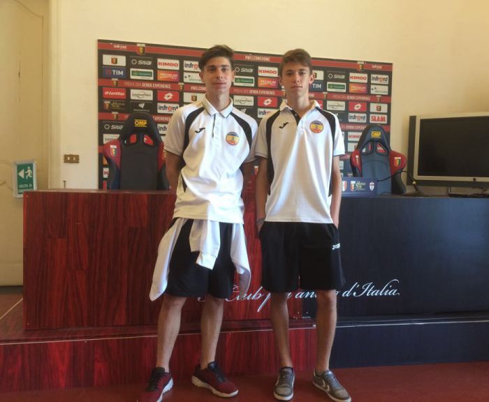 Due giovani dell’Accademia Verbania calcio in prova al Genoa