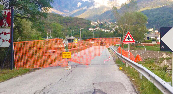 Resta chiusa la Provinciale tra Crevola e Montecrestese 