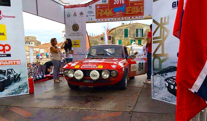 Rally storico dell'isola d'Elba, vittoria di classe per l'Ossolano Senestraro con Caporale su Lancia Fulvia Hf