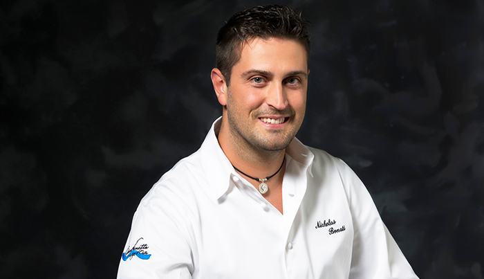Nicholas Bonati, chef del ristorante Olina, in finale al Premio Birra Moretti Grand Cru